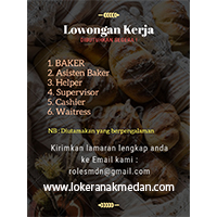 Lowongan Kerja Roles Bakery Medan
