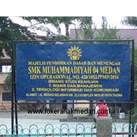 Lowongan Kerja SMK Muhammadiyah 04 Medan