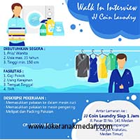 Walk In Interview JJ Coin Laundry Medan